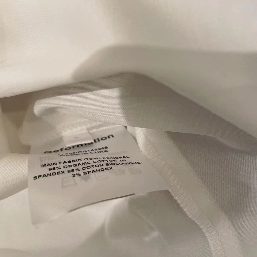 Reformation Michaela Dress in White *NEW* - Picture 7 of 7